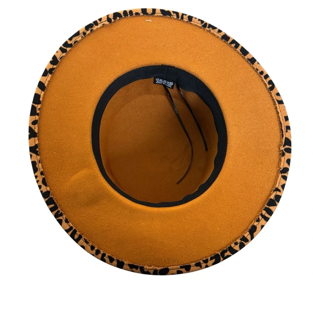 THE HATTER LEOPARD PRINT FEDORA‎ HAT